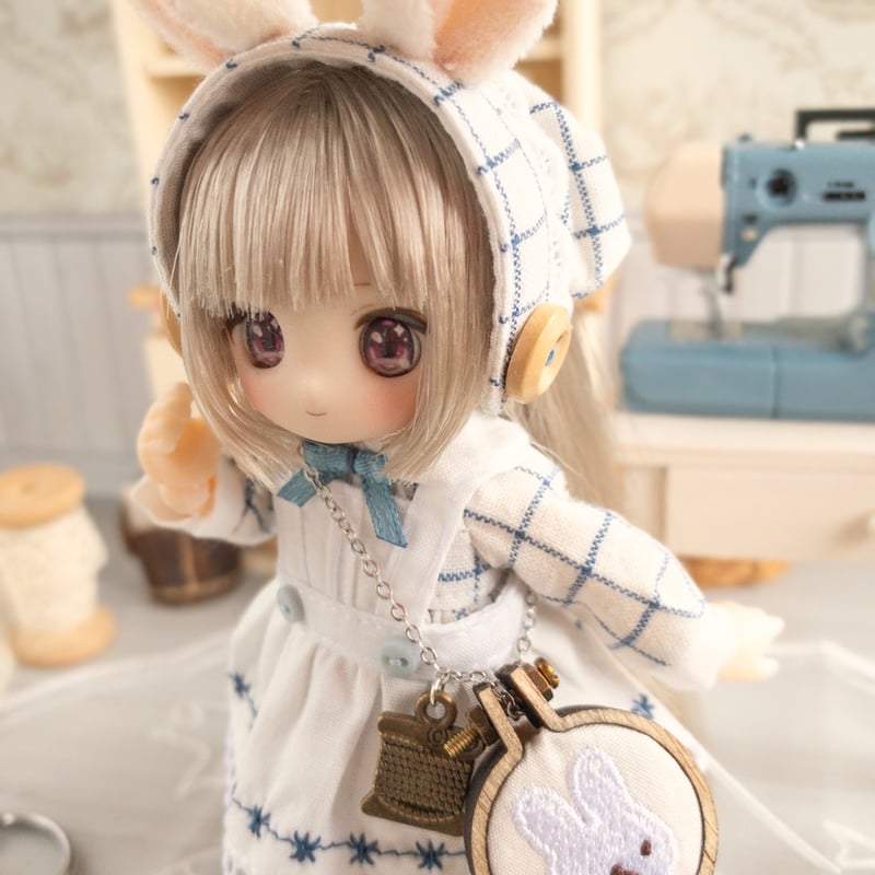うさぎの仕立て屋（ブルー）【オビツ11/ピコニーモP】 | elmomon