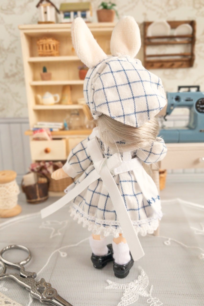 うさぎの仕立て屋（ブルー）【オビツ11/ピコニーモP】 | elmomon