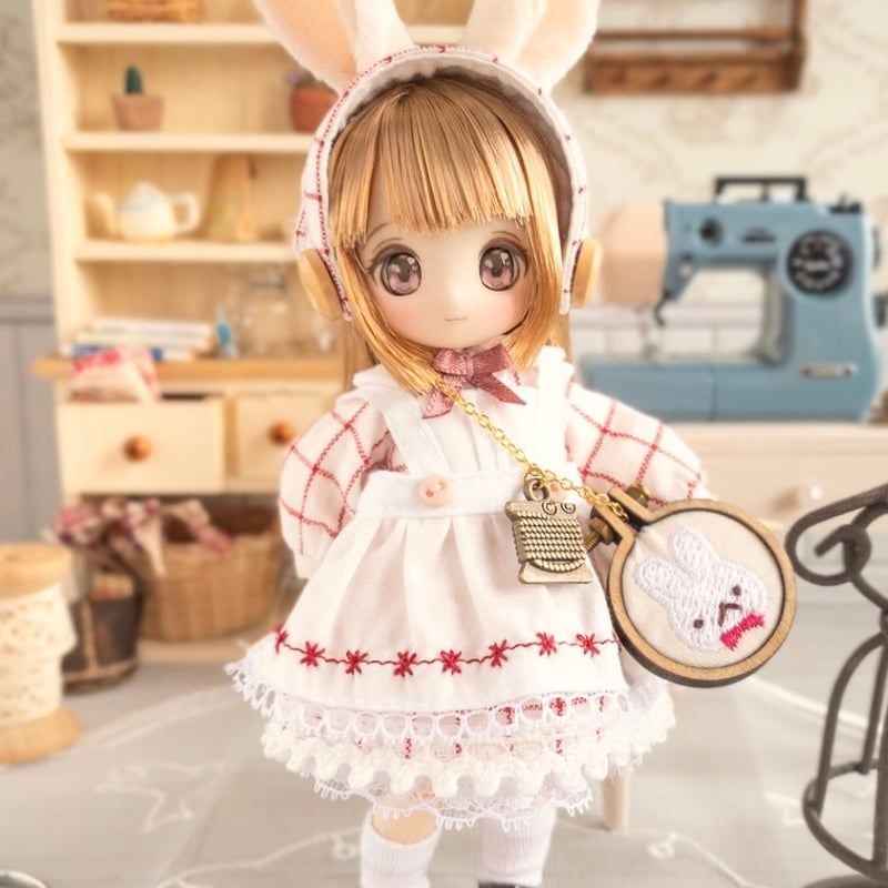 うさぎの仕立て屋（レッド）【オビツ11/ピコニーモP】 | elmomon