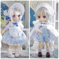 赤ずきんのワンピースと森のオオカミのセット【オビツ11/ピコニーモP