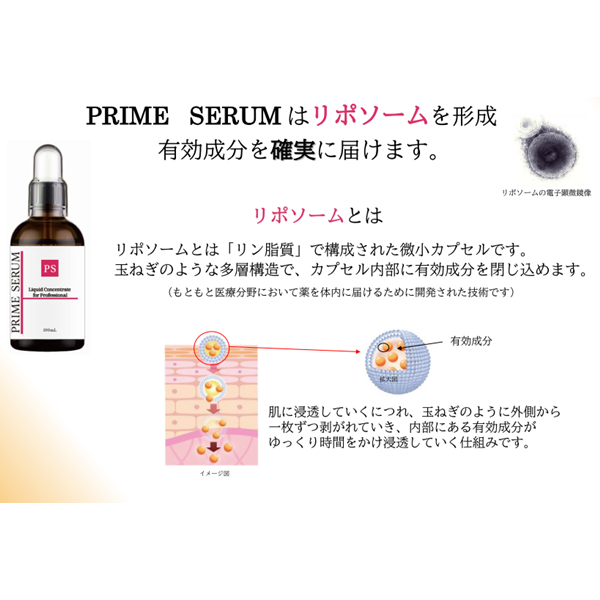 プライムセラム -PRIME SERUM-ホスファチ高濃度40％配合 | プロ用美容