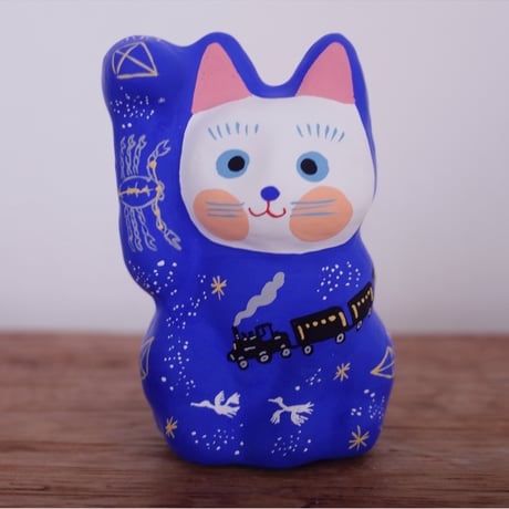 張子大型招き猫約70センチ カマクラ張子