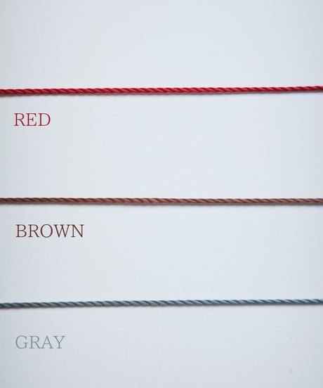 CLEAR BALL NECKLACE (RED)