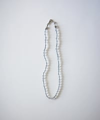CLEAR BALL NECKLACE (GRAY)