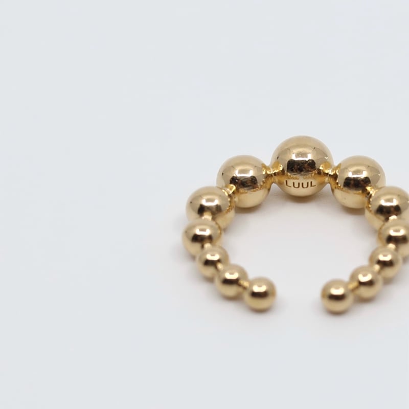 [韓国人気ジュエリー] Bubble Ring Gold BUBBLE RING（GOLD） | LUUL