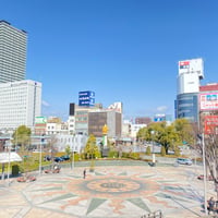 岐阜駅前の風景