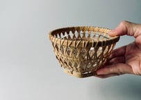 竹かご／デザートボウルヒシノハ（ガラスボウル付）｜国産竹 × 手仕事｜暮らしを装う