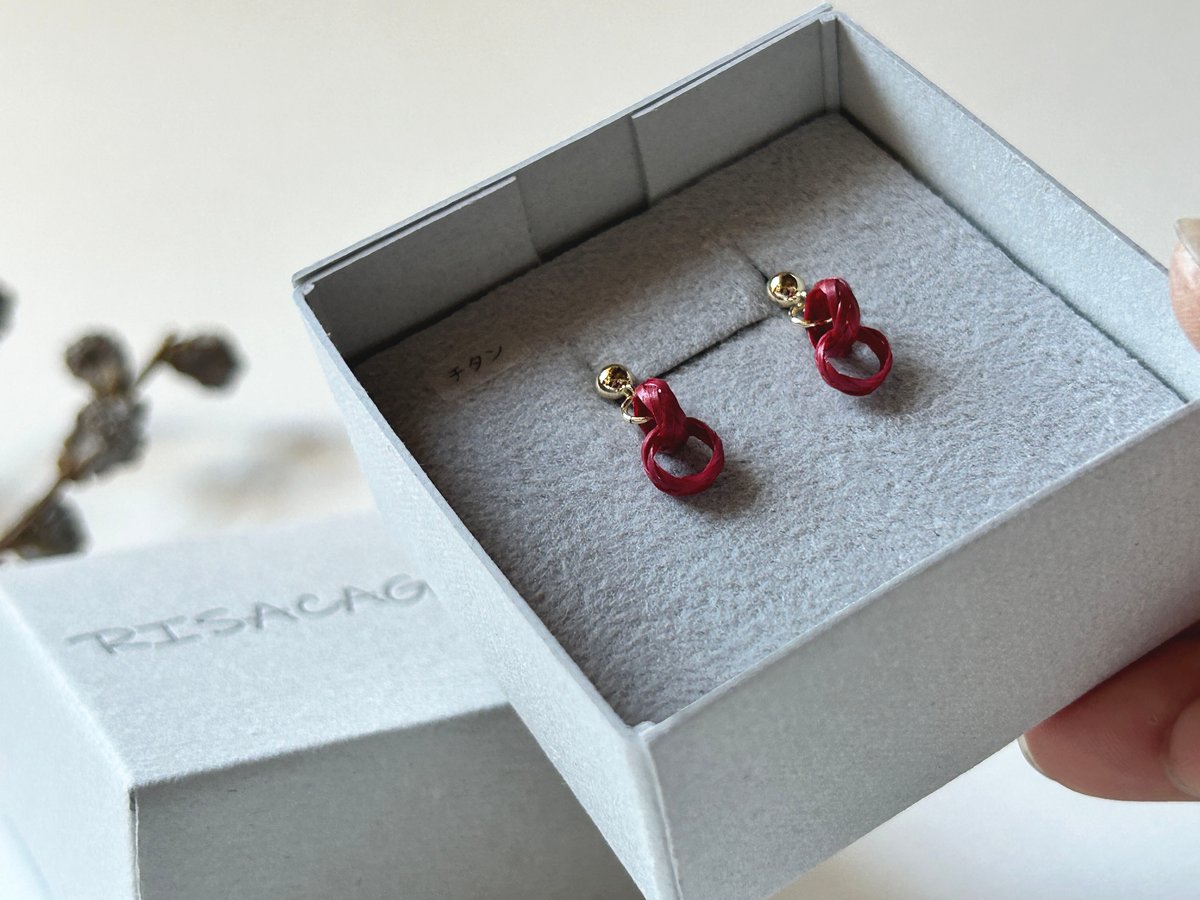 竹のピアス／連tsunagari ｜国産竹 × 手仕事｜竹を装う | RISACAGO