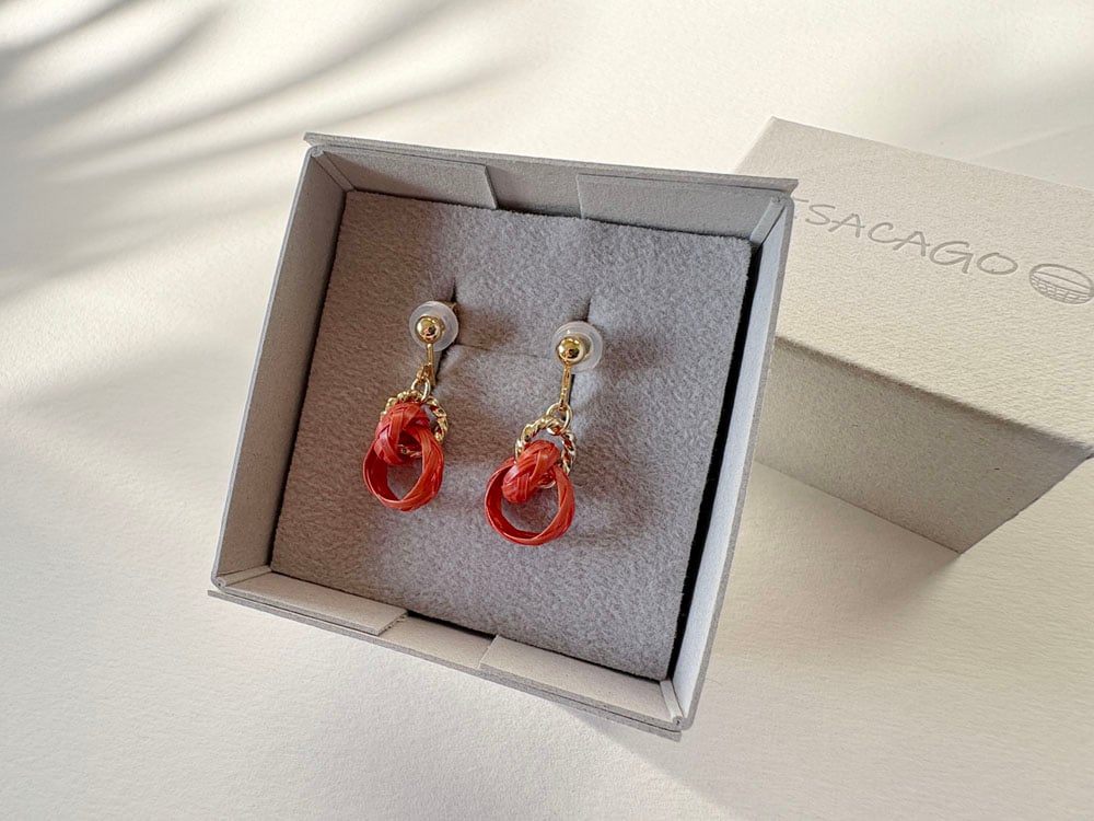 竹のイヤリング／重kasane ｜国産竹 × 手仕事｜竹を装う | RISACAGO