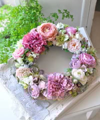 ⭐︎アーティフィシャルフラワー リース アーティフィシャルフラワーのリース Mサイズ | Florism Angelika