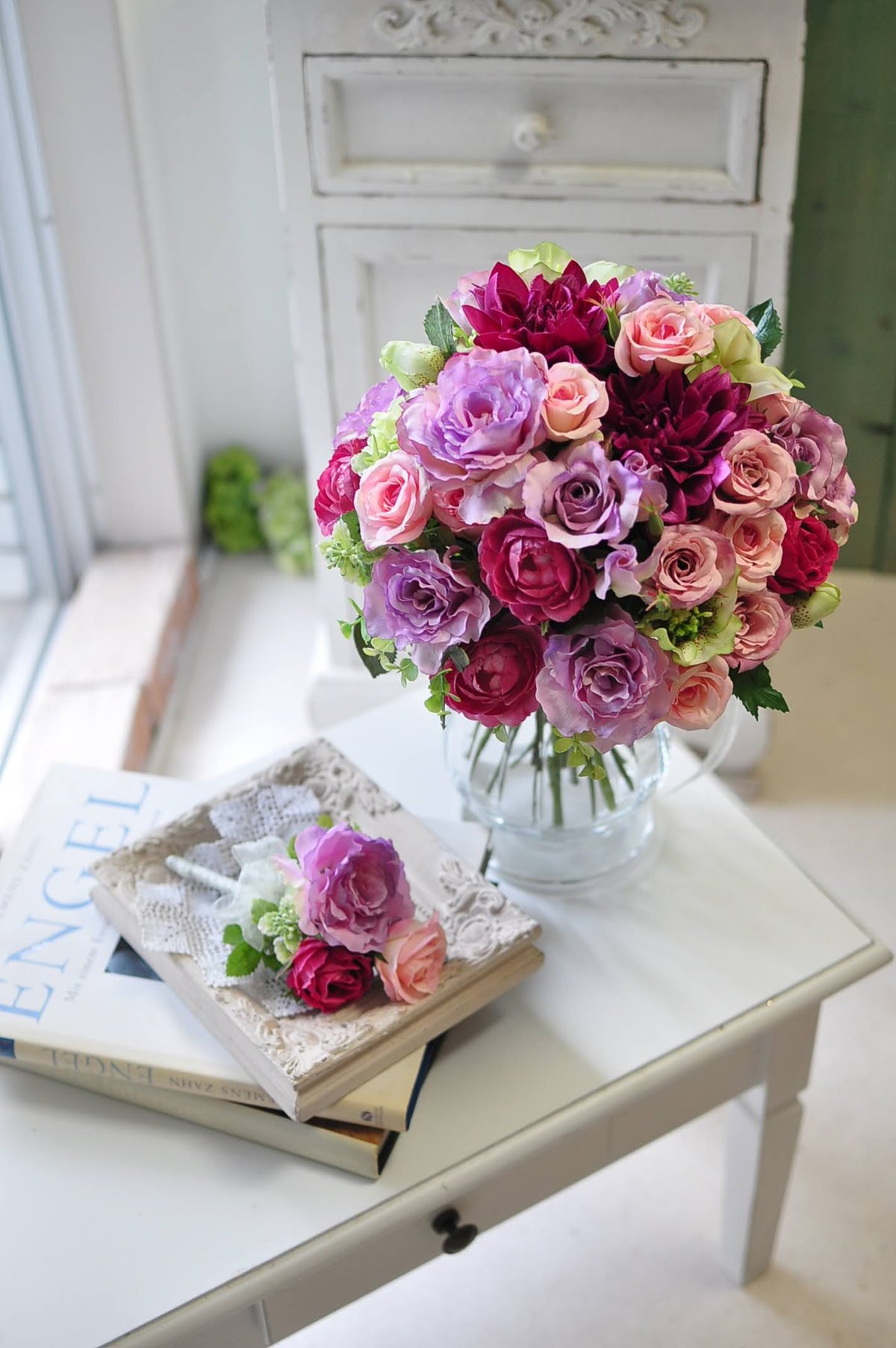 アーティフィシャルフラワーのオーダーブーケ | Florism Angelika