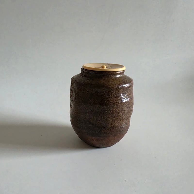 茶道具 茶入れ 茶壺 江戸期 骨董陶器 茶入れ 江戸期 | 古物屋次元 オンラインショップ
