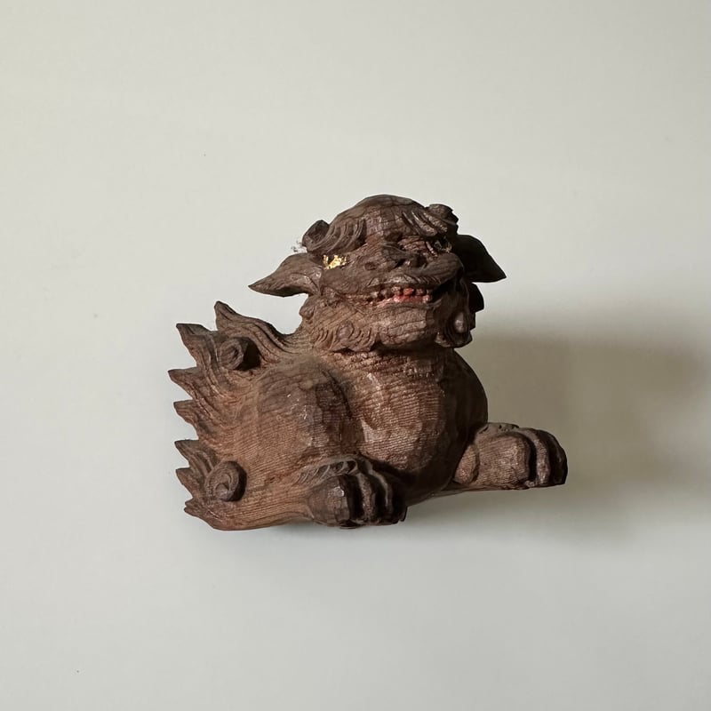 狛犬　一対 木造獅子狛犬一対 | TSUNAGU