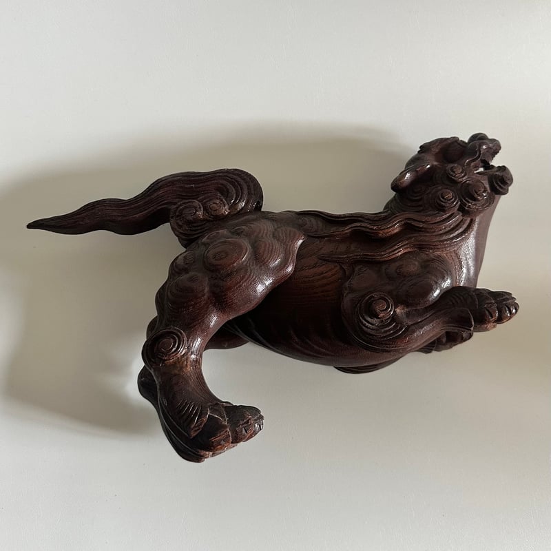 獅子の木彫 獅子の木彫