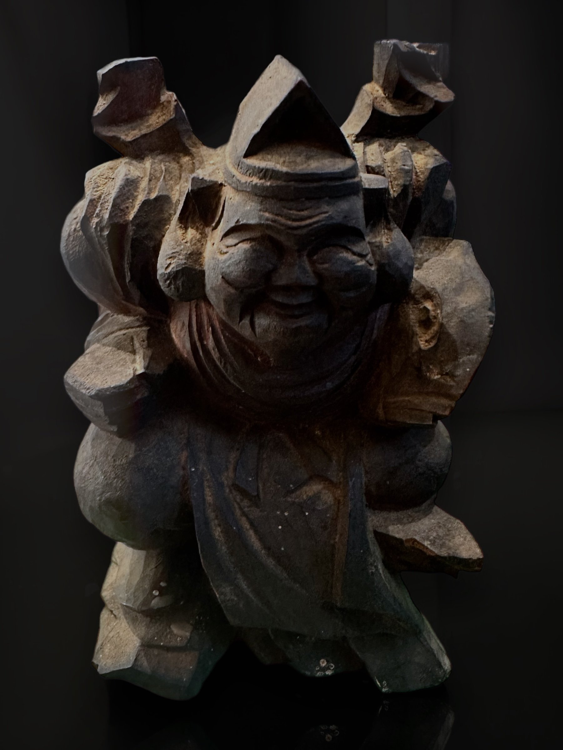 木彫 大黒恵比寿 江戸中期 木彫 大黒恵比寿 江戸中期 original