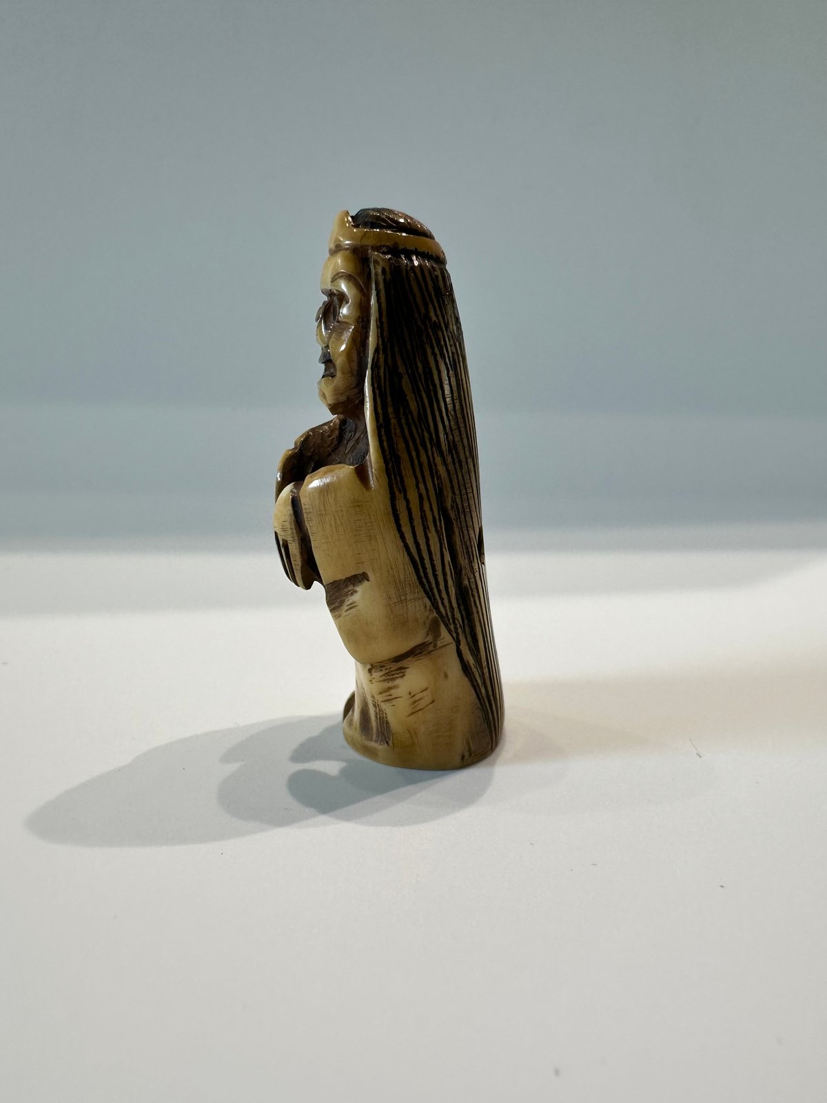 鬼面銅製根付　明治 鬼面銅製根付 明治 鬼面銅製根付 明治 日本明治时期古董象牙根付