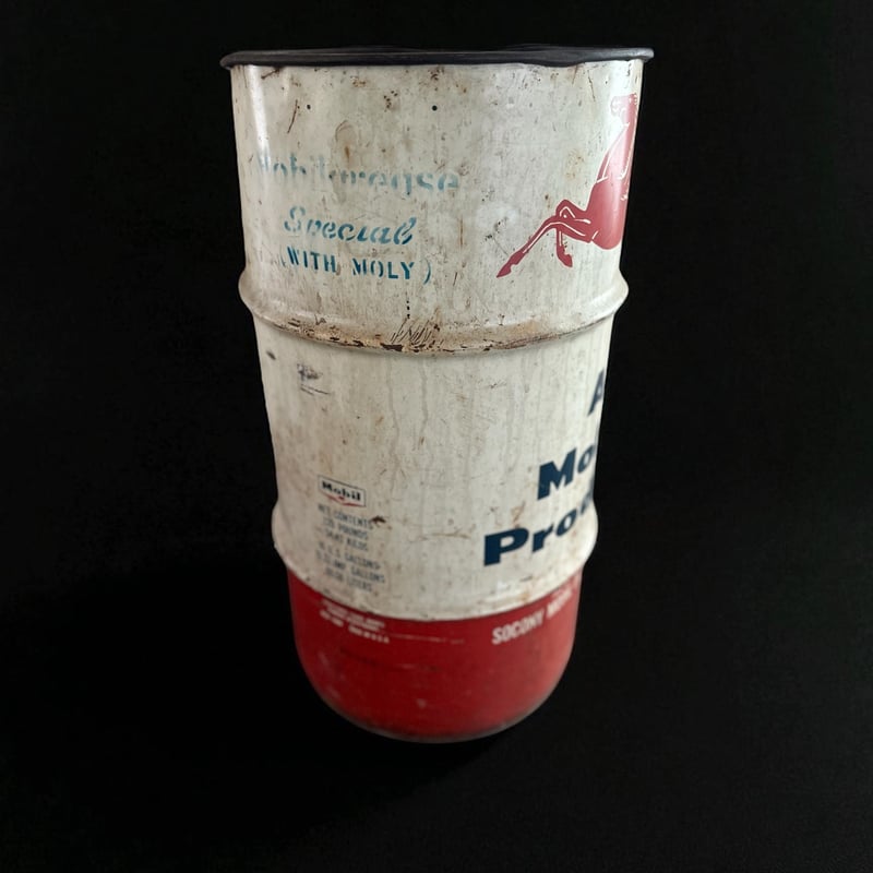 旧ロゴ『トヨタ』ドラム缶 ドラム缶 昭和期 | 古物屋次元 オンラインショップ