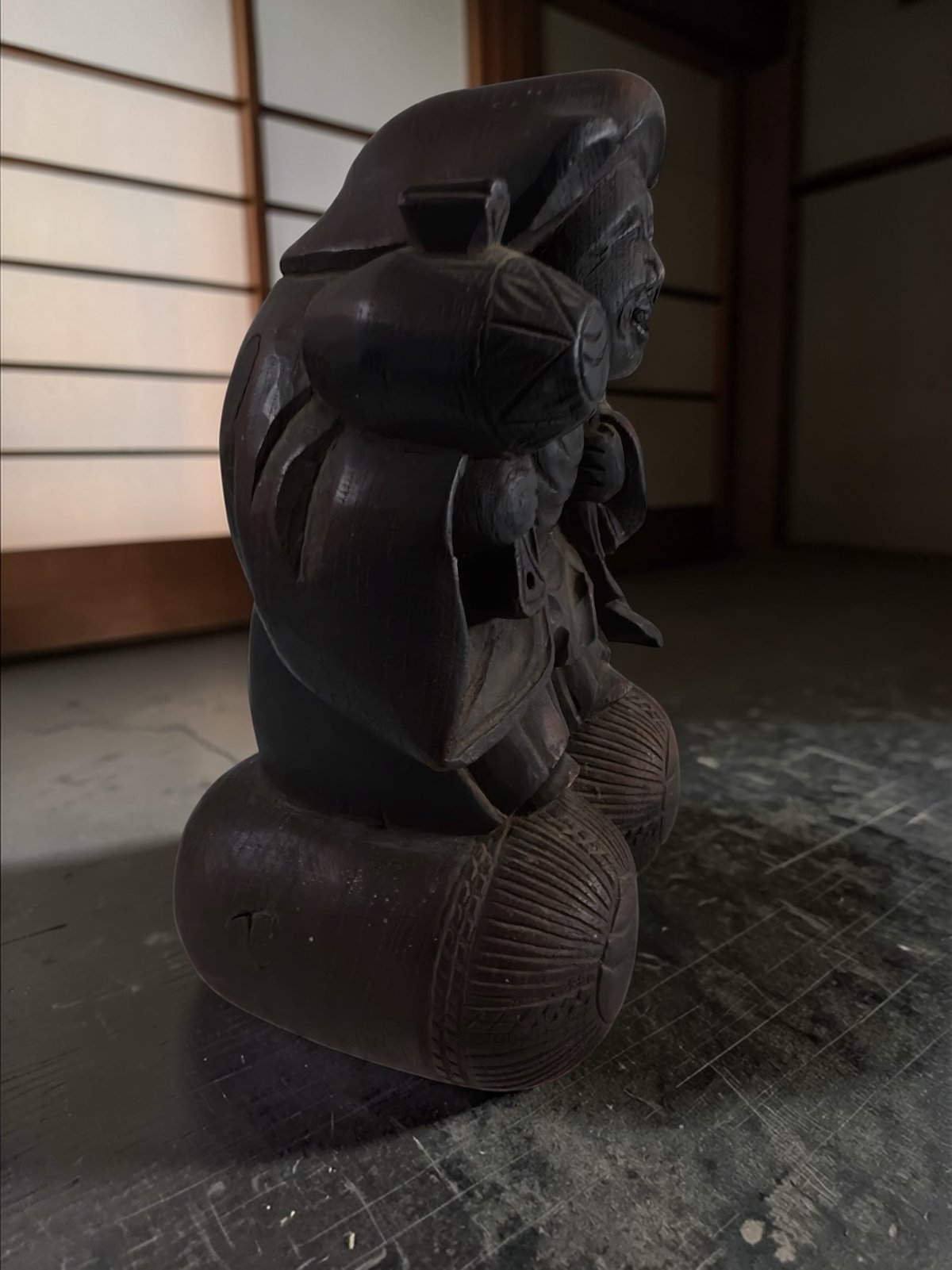 恵比寿様大黒様一対 明治〜大正期 | 古物屋次元 オンラインショップ