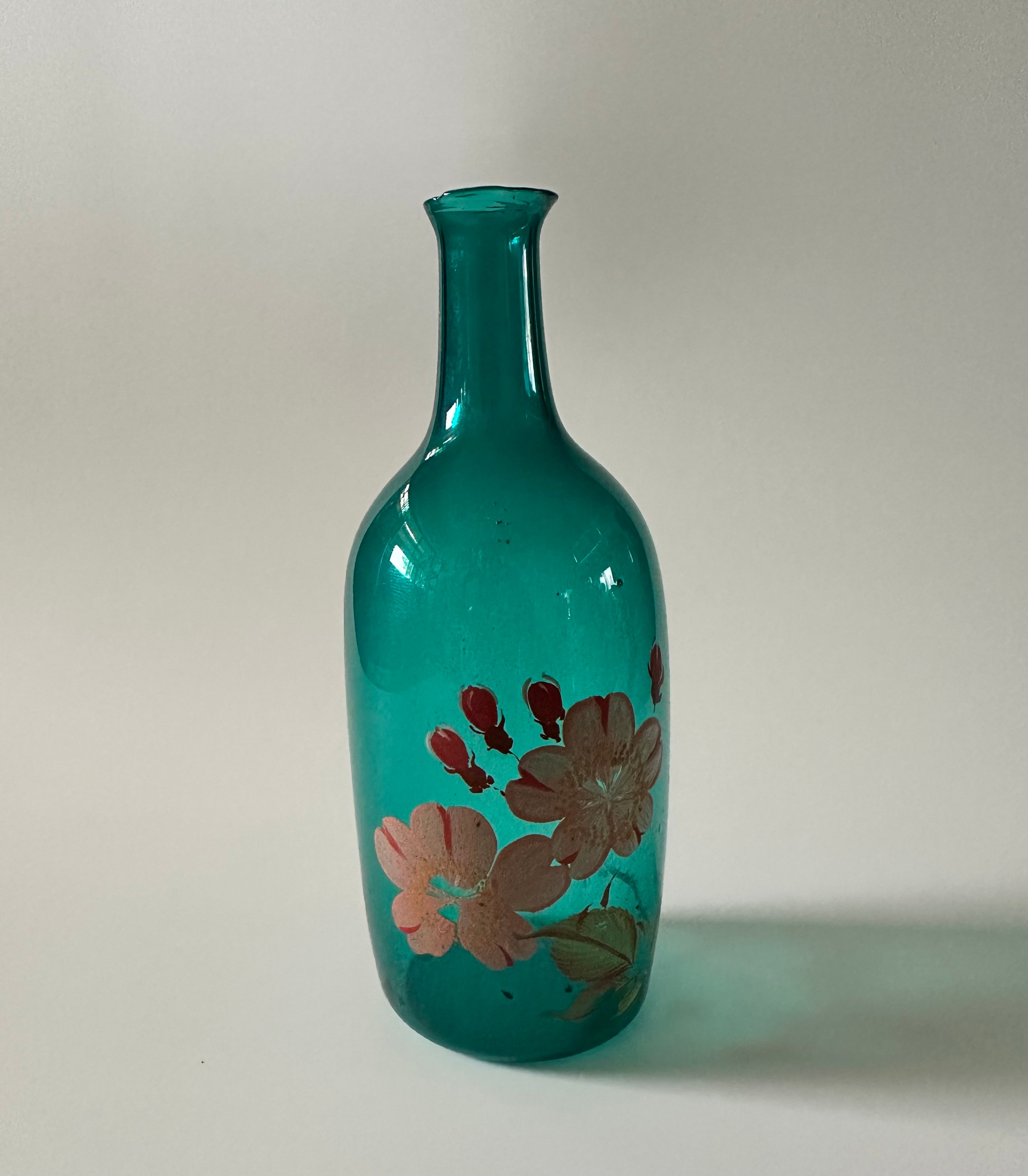 江戸ガラス　幕末期　鉛ガラス徳利　完品 江戸ガラス瓶 幕末 明治期 | 古物屋次元 オンラインショップ