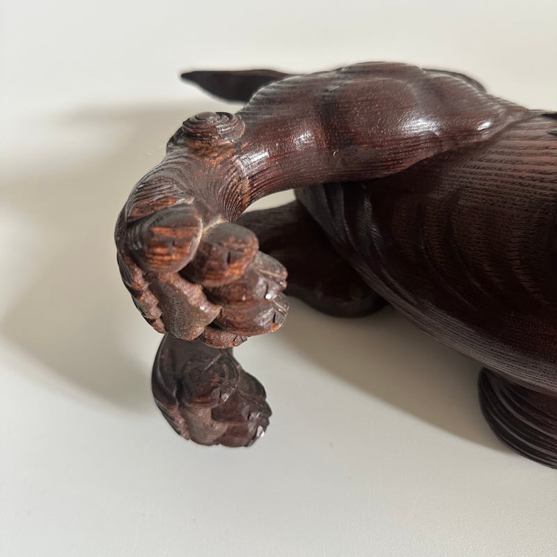 木彫獅子吼 江戸 明治期 | 古物屋次元 オンラインショップ