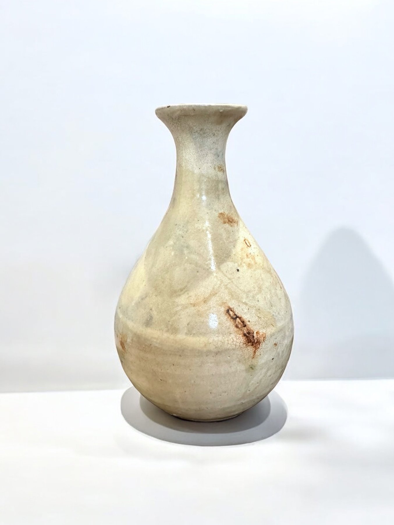 琉球 壺屋焼 白釉角瓶 角徳利 酒注 合箱付き 琉球の古陶集 original