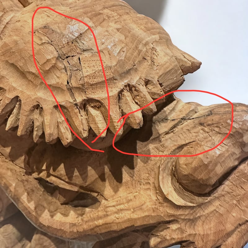 欅造りの貫禄溢れる木鼻一対　2個一組　DC6022 木鼻 龍 | 古物屋次元 オンラインショップ