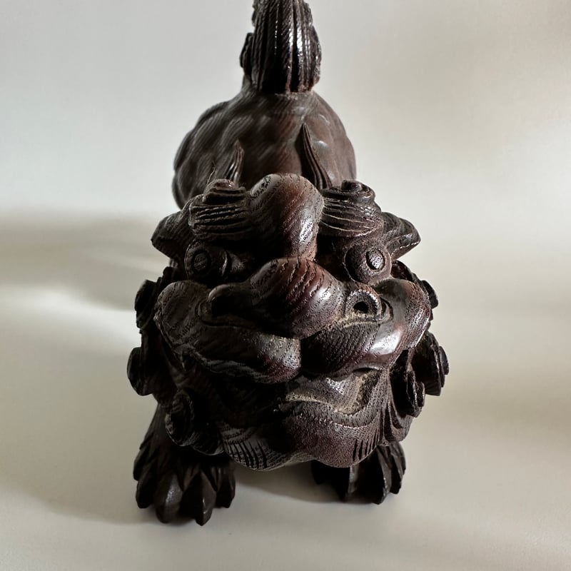 木彫獅子吼 江戸 明治期 | 古物屋次元 オンラインショップ