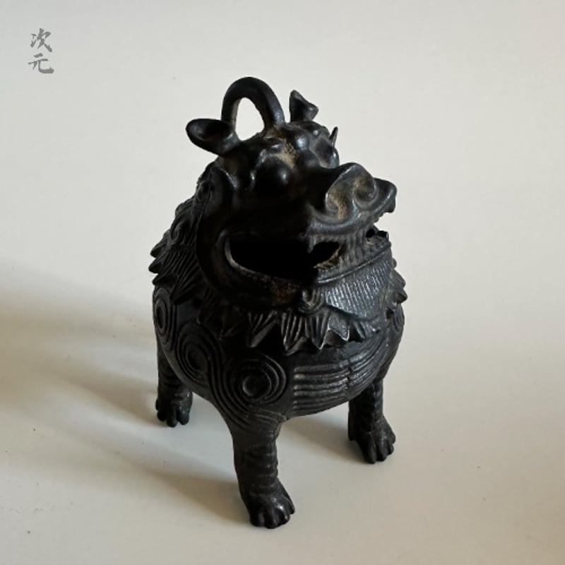 明治大正期 備前焼 葛屋香炉 合箱 香爐 酉摘み 在銘 香道具 抹茶道具