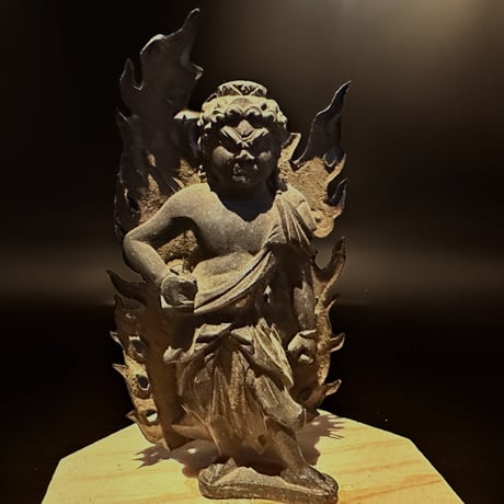 不動明王木彫と厨子