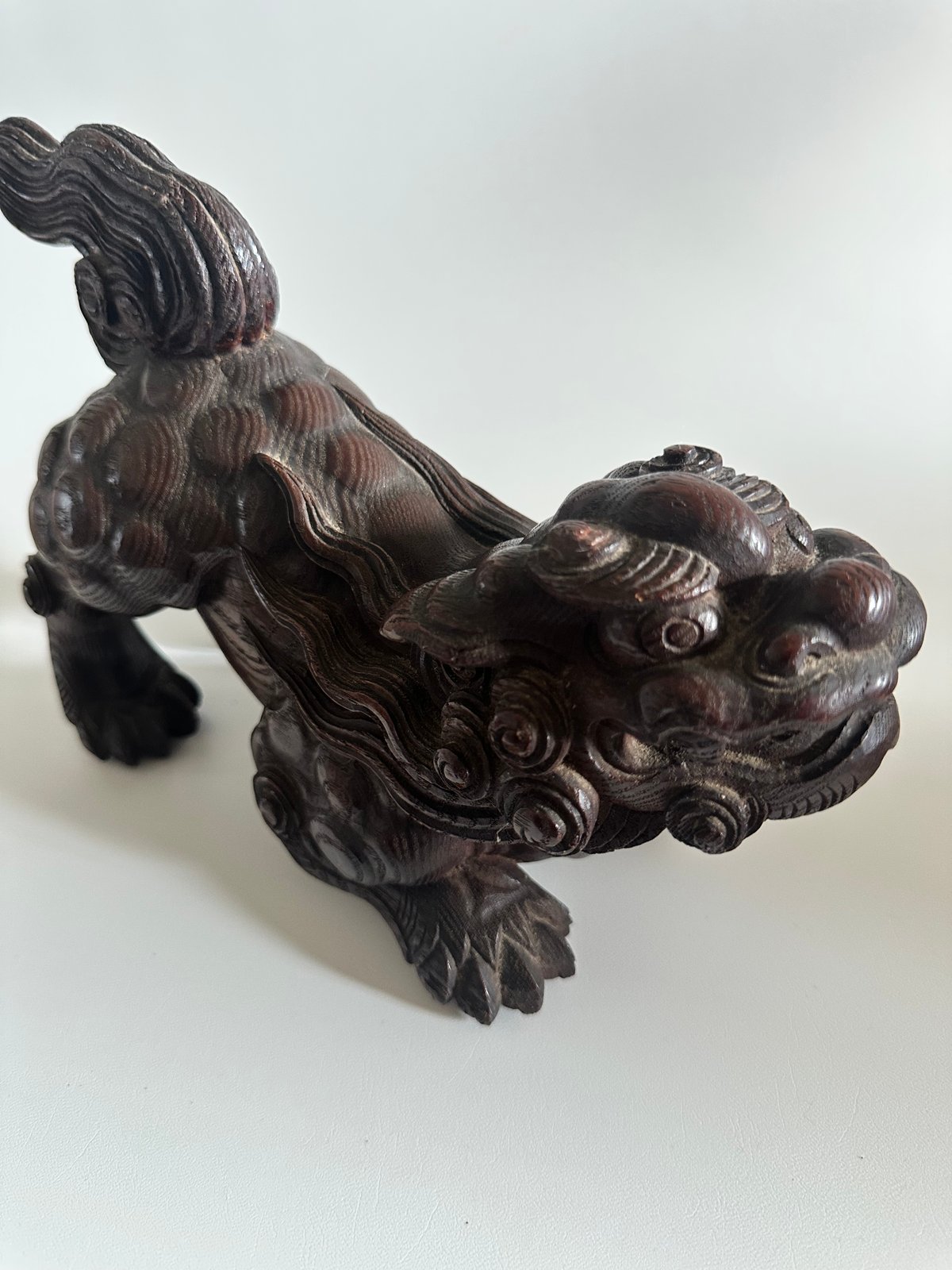 木彫獅子吼 江戸 明治期 | 古物屋次元 オンラインショップ