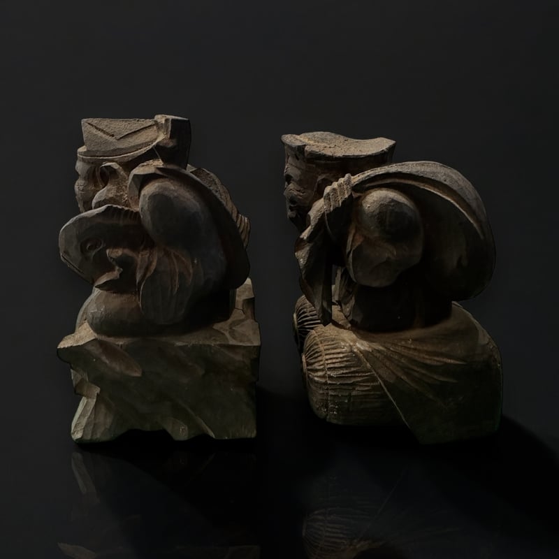 恵比寿様大黒様 木彫 江戸 明治期 | 古物屋次元 オンラインショップ 恵比寿様大黒様 木彫 江戸 明治期 | 古物屋次元 オンラインショップ