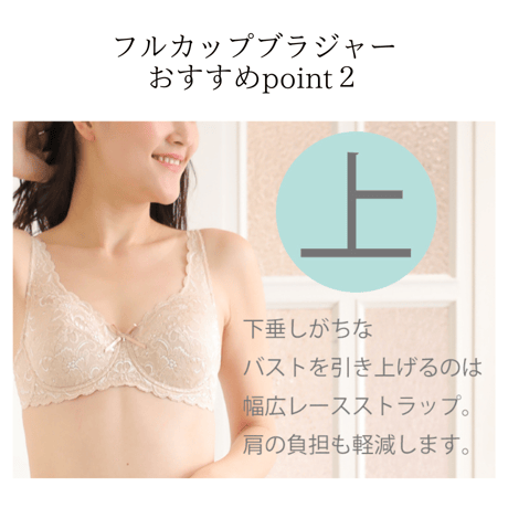 タムラ 総ストレッチ ワイヤー入りフルカップブラジャー(EFGカップ)／ミディアム補正