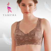 タムラ 総レース 多機能補正 背付フルカップ ブラジャー／ミディアム補正