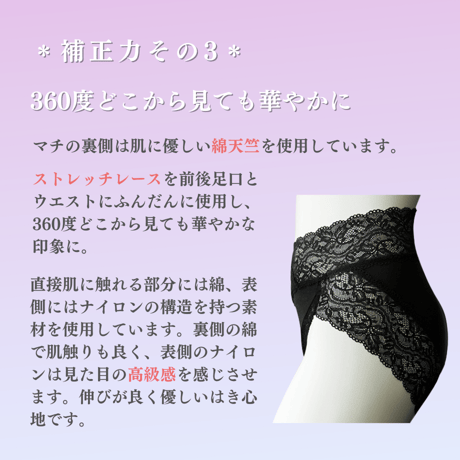 Klema 補正ランジェリー レーシーショーツ