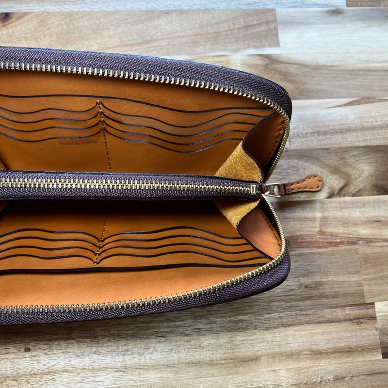 モザイクzipper big round wallet long | narrowgate