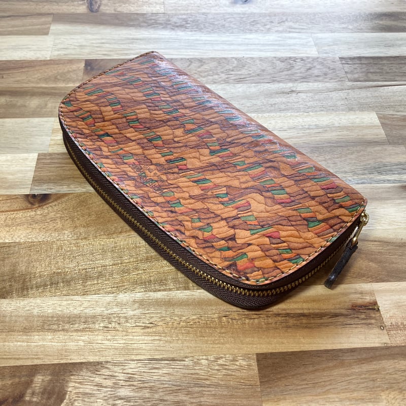 モザイクzipper big round wallet long | narrowgate モザイクzipper big round wallet long | narrowgate