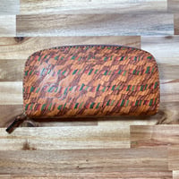 モザイクzipper big round wallet long