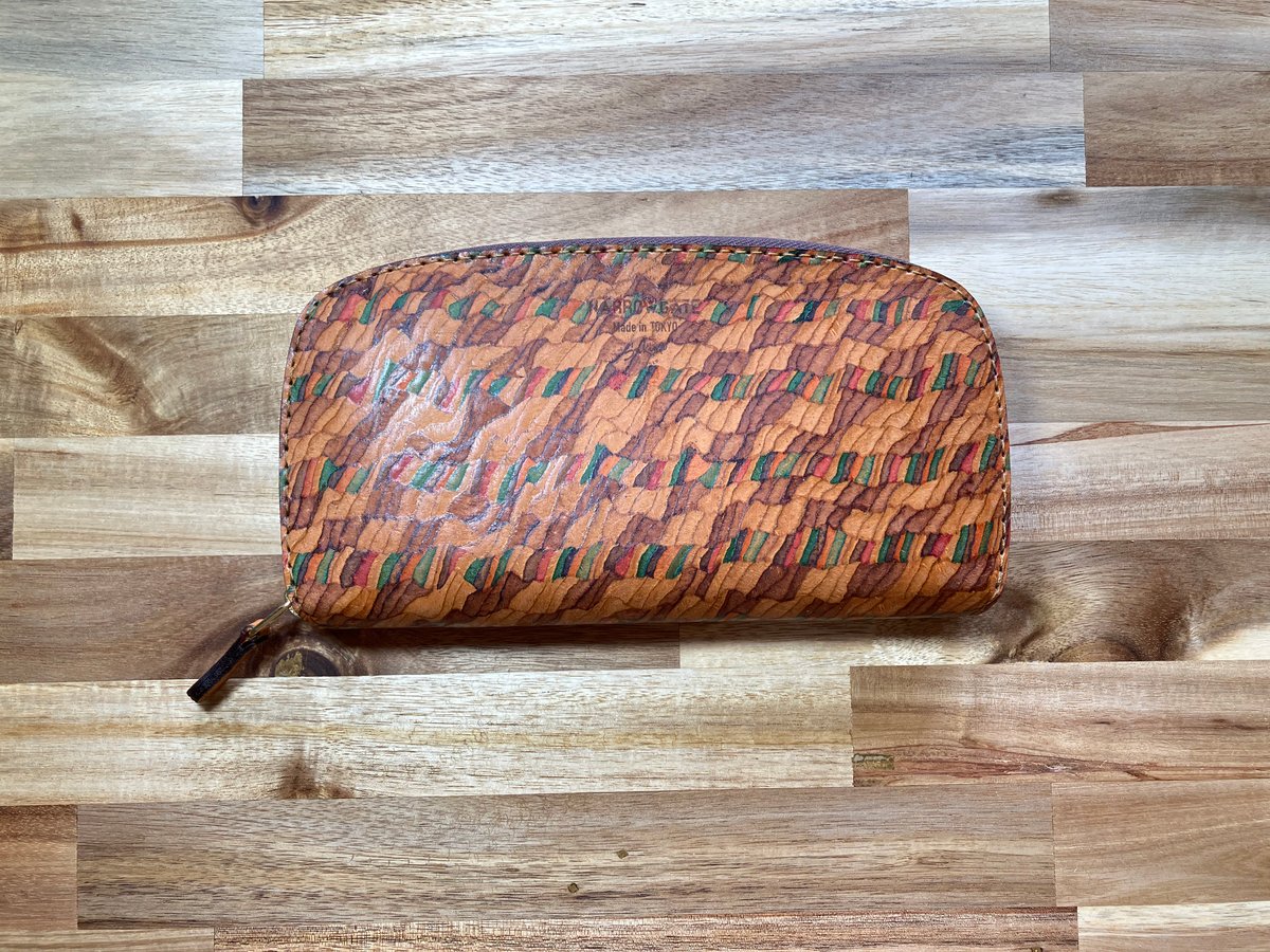 モザイクzipper big round wallet long | narrowgate