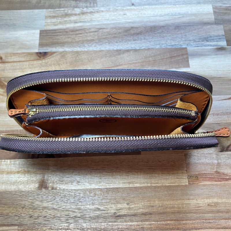 モザイクzipper big round wallet long | narrowgate