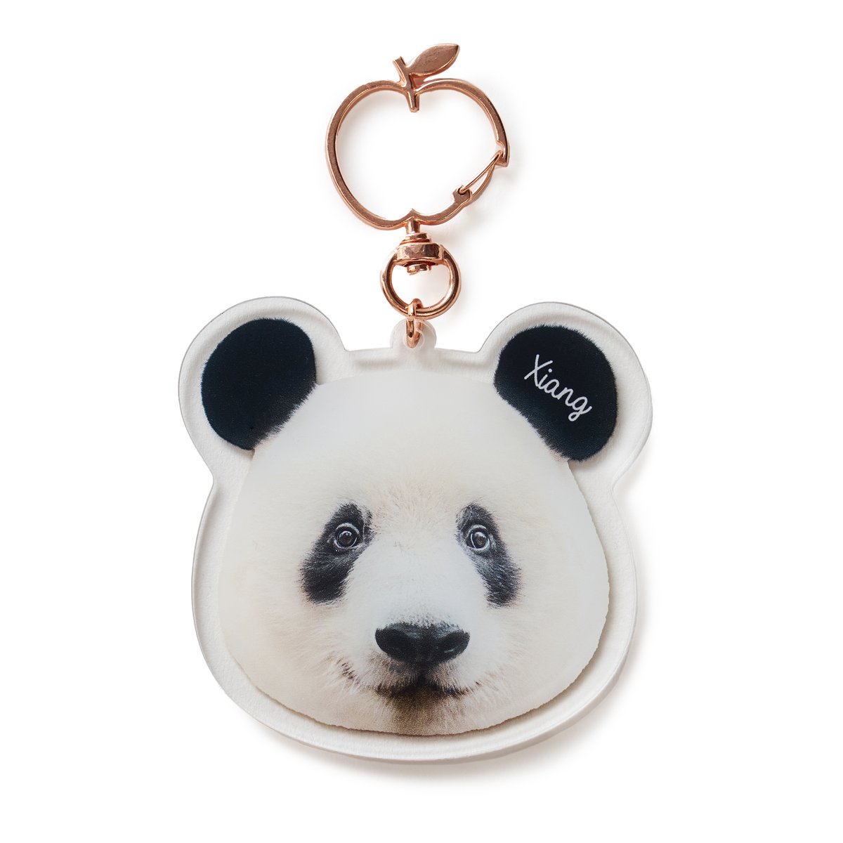 両面シャンちゃん！おりんごキーホルダー | Kuma Xiang