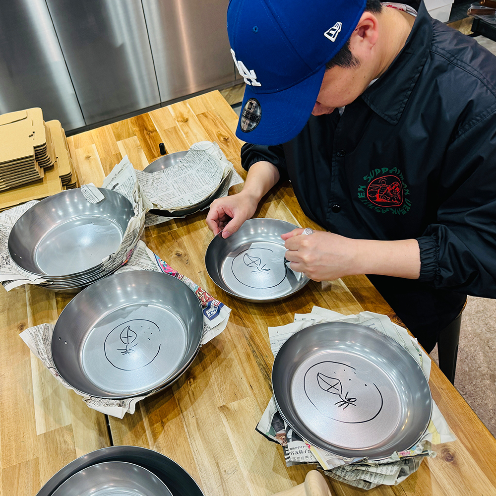 限定品】直筆サイン入り！フライパン野球 公式バット（競技用） 20cm