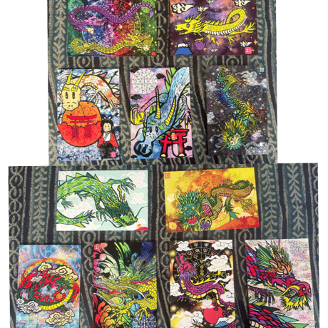 【限定】癒しとしあわせの龍神様ポストカード　11枚セット