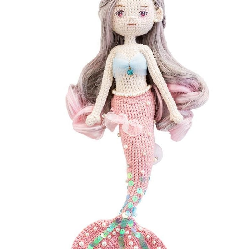 ハンドメイド アリエル 人魚 あみぐるみ マスコット レシピ 作り方