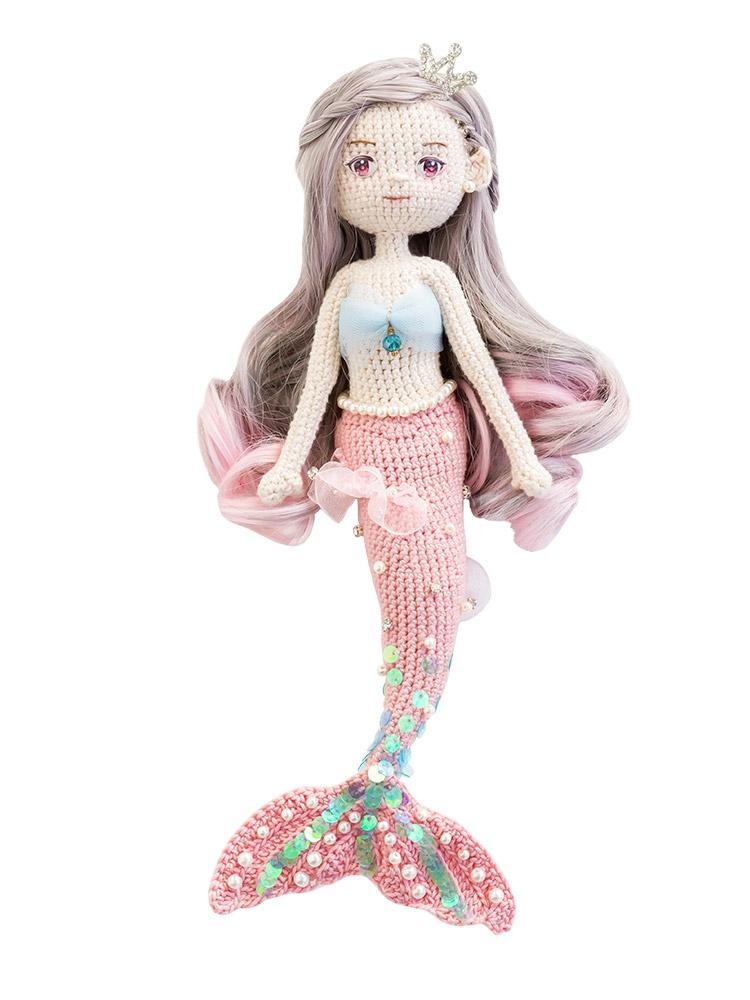 ハンドメイド アリエル 人魚 あみぐるみ マスコット レシピ 作り方