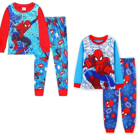 パジャマ 長袖 上下セット キッズ スパイダーマン 人気パジャマ 綿 可愛い