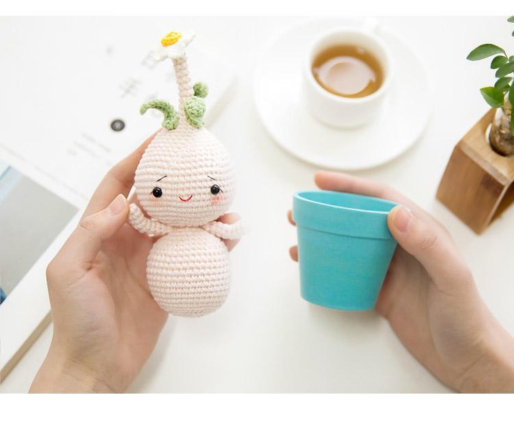 ハンドメイド 花ドール あみぐるみ マスコット レシピ 作り方 母の日
