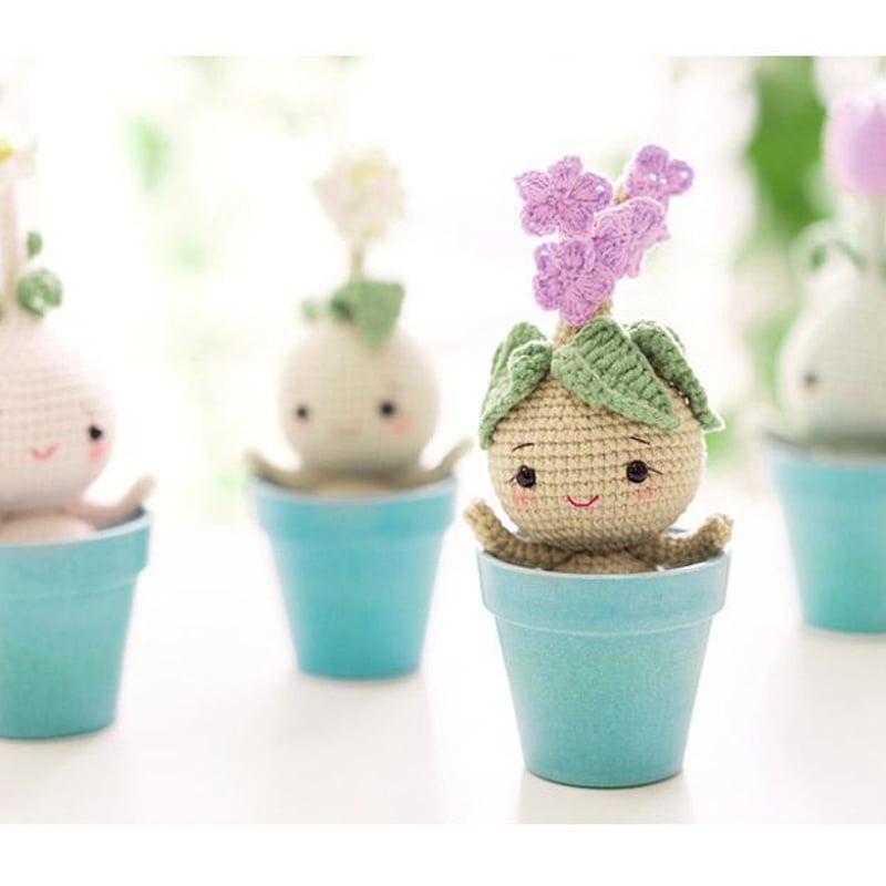 ハンドメイド 花ドール あみぐるみ マスコット レシピ 作り方 母の日