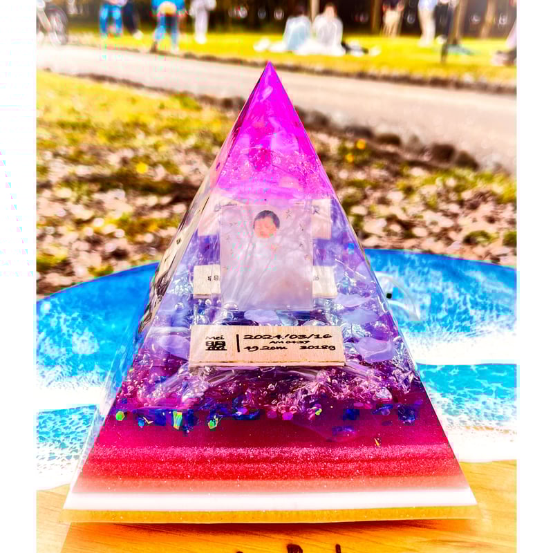 受注生産]しあわせのピラミッド(ベビー誕生記念ver.) | HAPPY MAKER Tok