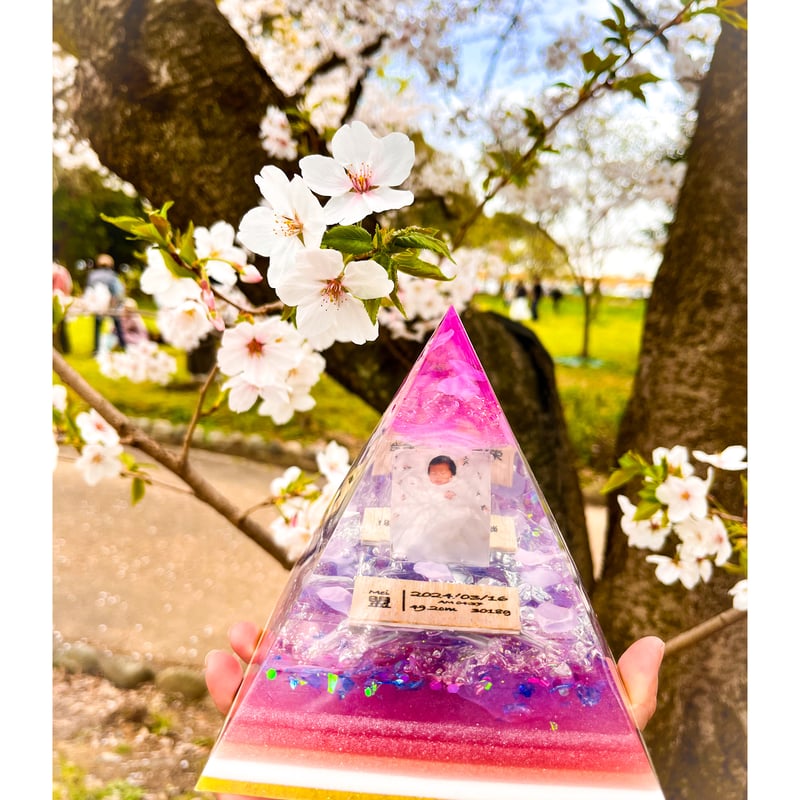 受注生産]しあわせのピラミッド(ベビー誕生記念ver.) | HAPPY MAKER Tok