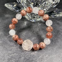 【霊視ナターシャオリジナル】薔薇の祈り・心を華やがせるブレスレット【インカローズ・ローズクォーツ】